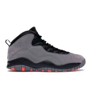 Nike Air Jordan 10 Retro "Cool Grey" Sneakers GS Size 7Y